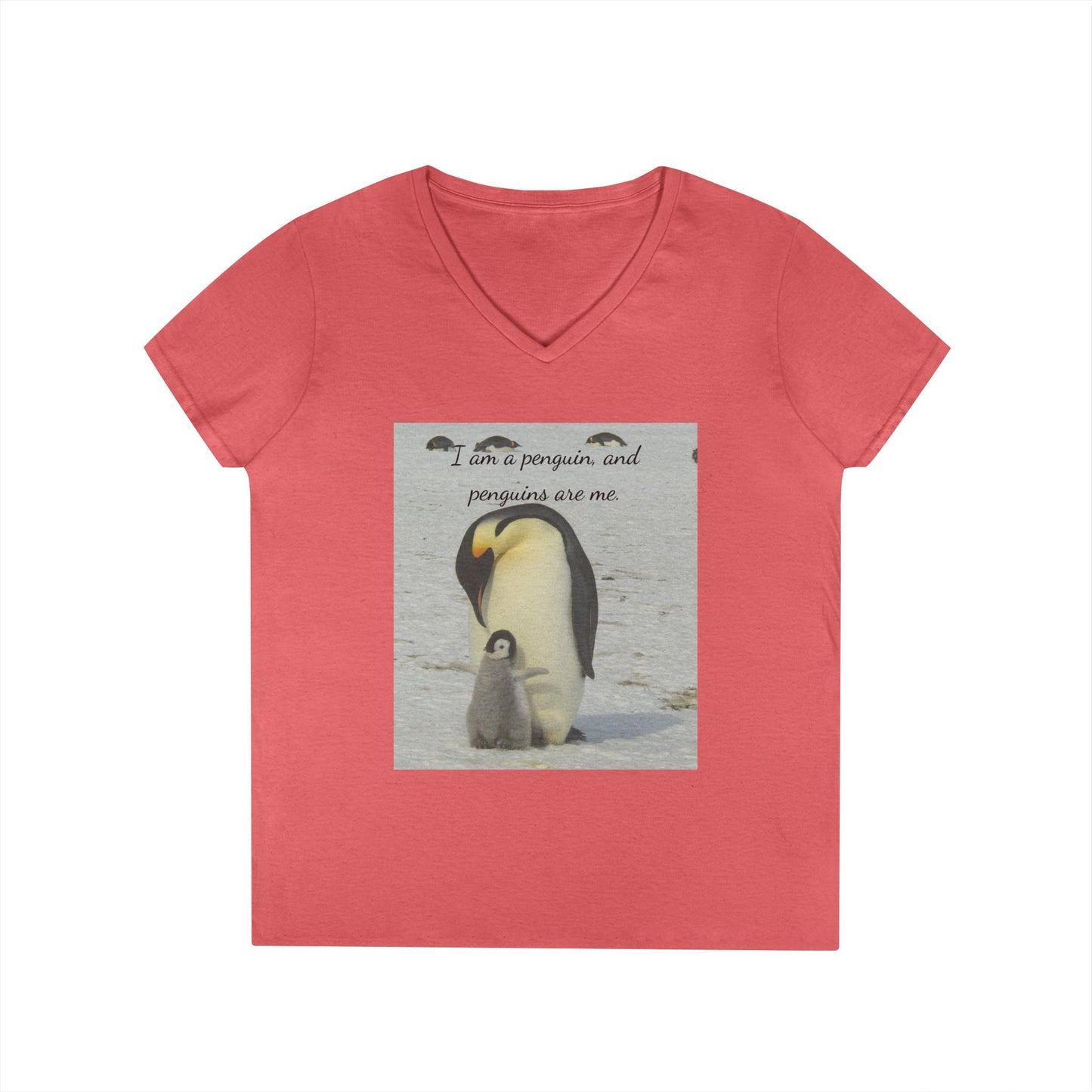Antarctic Attire: Penguins are my Life V-Neck Tee