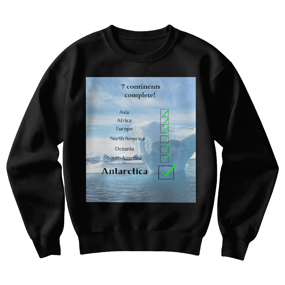 Antarctic Attire: All Continents Complete Sweatshirt