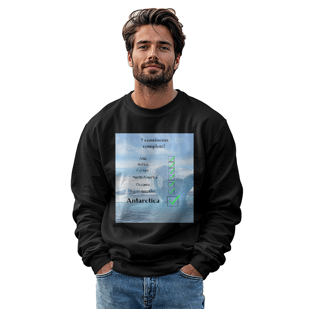 Antarctic Attire: All Continents Complete Sweatshirt